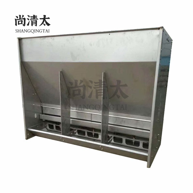 SS Double 6 Holes Dry-wet Feeder SQT-SSDWF002