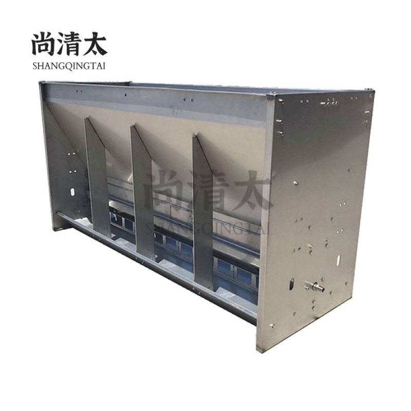 SS Double 8 Holes Dry-wet Feeder SQT-SSDWF003