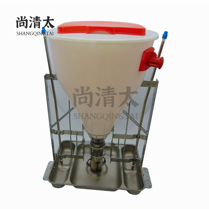 Plastic Hopper Dry-wet Feeder For Fattening Pig SQT-DWF004 