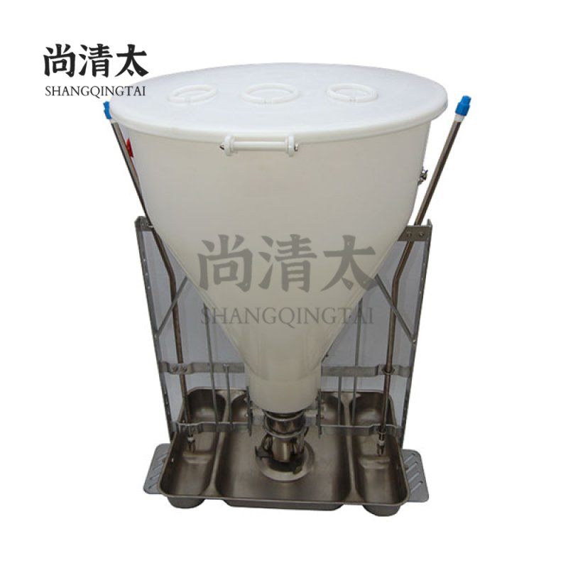 Plastic Hopper Dry-wet Feeder For Fattening Pig SQT-DWF005