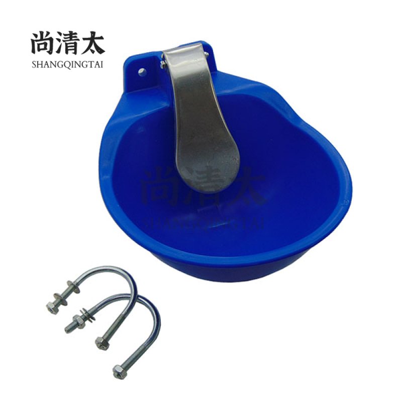 Plastic Cattle Drinking Bowl (Stainless Steel Tongue) SQT-CDB016