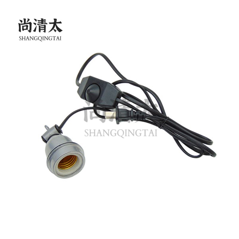 Tee Ceramic Lamp Holders With Wire And Temperature Regulating Switch